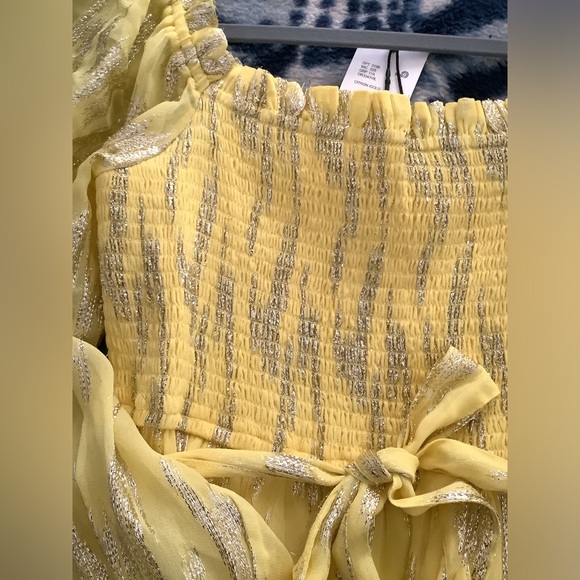 🆕 A love A Lurex Metallic Tiered Maxi Dress. - Picture 10 of 13